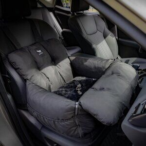 JACKO & CO Premium Dog Car Seat v2 Booster Seat for SmallMedium Pets Under 25lbs